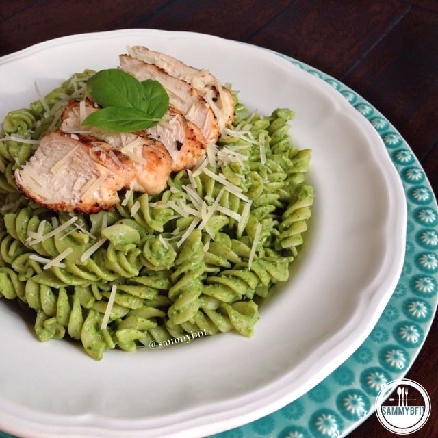 Chicken Avocado Pesto Pasta