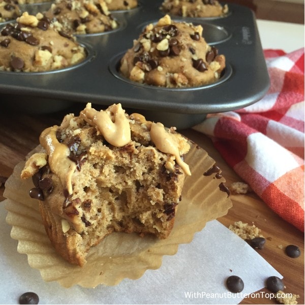 Chocolate Chip Banana Yogurt Muffins