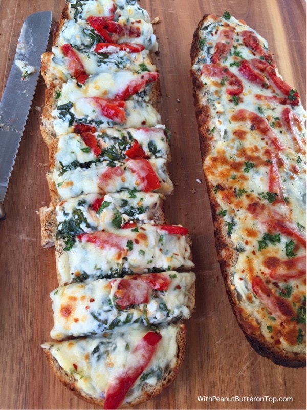 spinach-dip-garlic-bread