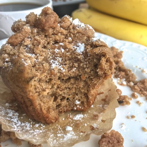 Gluten Free Coffee Cake Muffins - delicious breakfast by gfJules