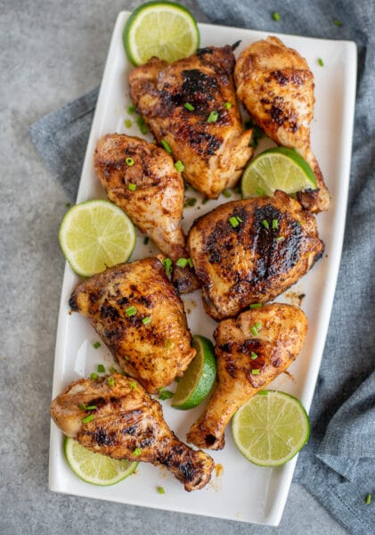 Grilled Chili Lime Chicken - With Peanut Butter on Top