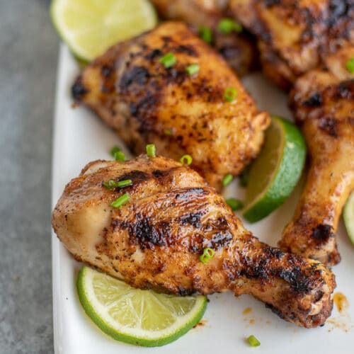 Grilled Chili Lime Chicken - With Peanut Butter on Top