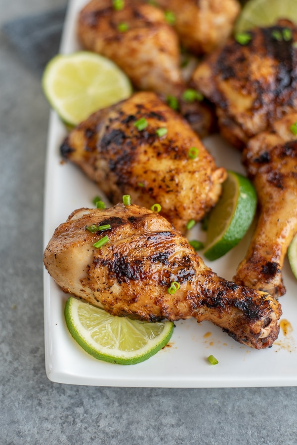 Grilled Chili Lime Chicken - With Peanut Butter on Top